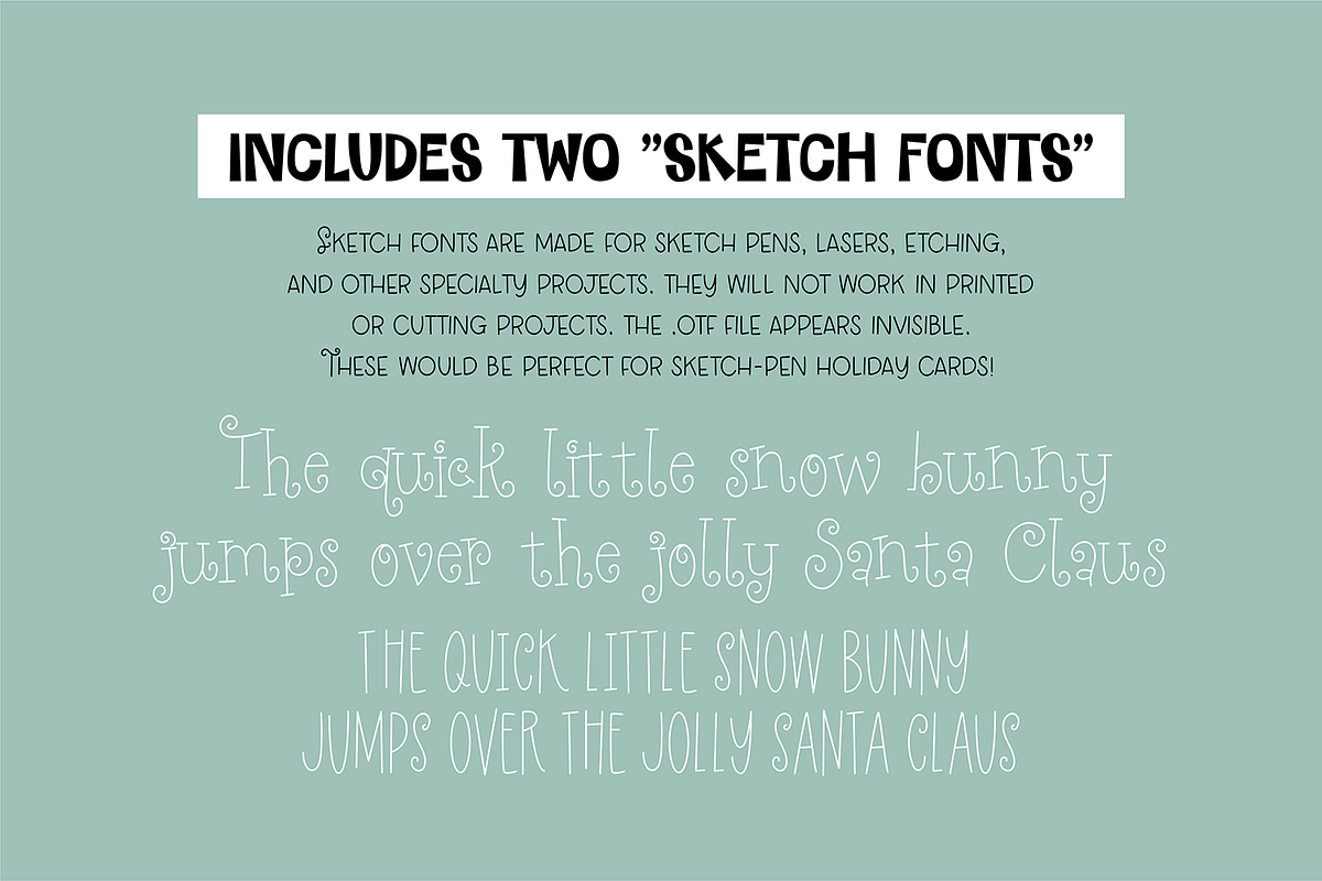 HOLIDAY MAGIC Christmas Font Bundle, a Handwritten Font by Blush Font Co. (Photo 3 of 3)