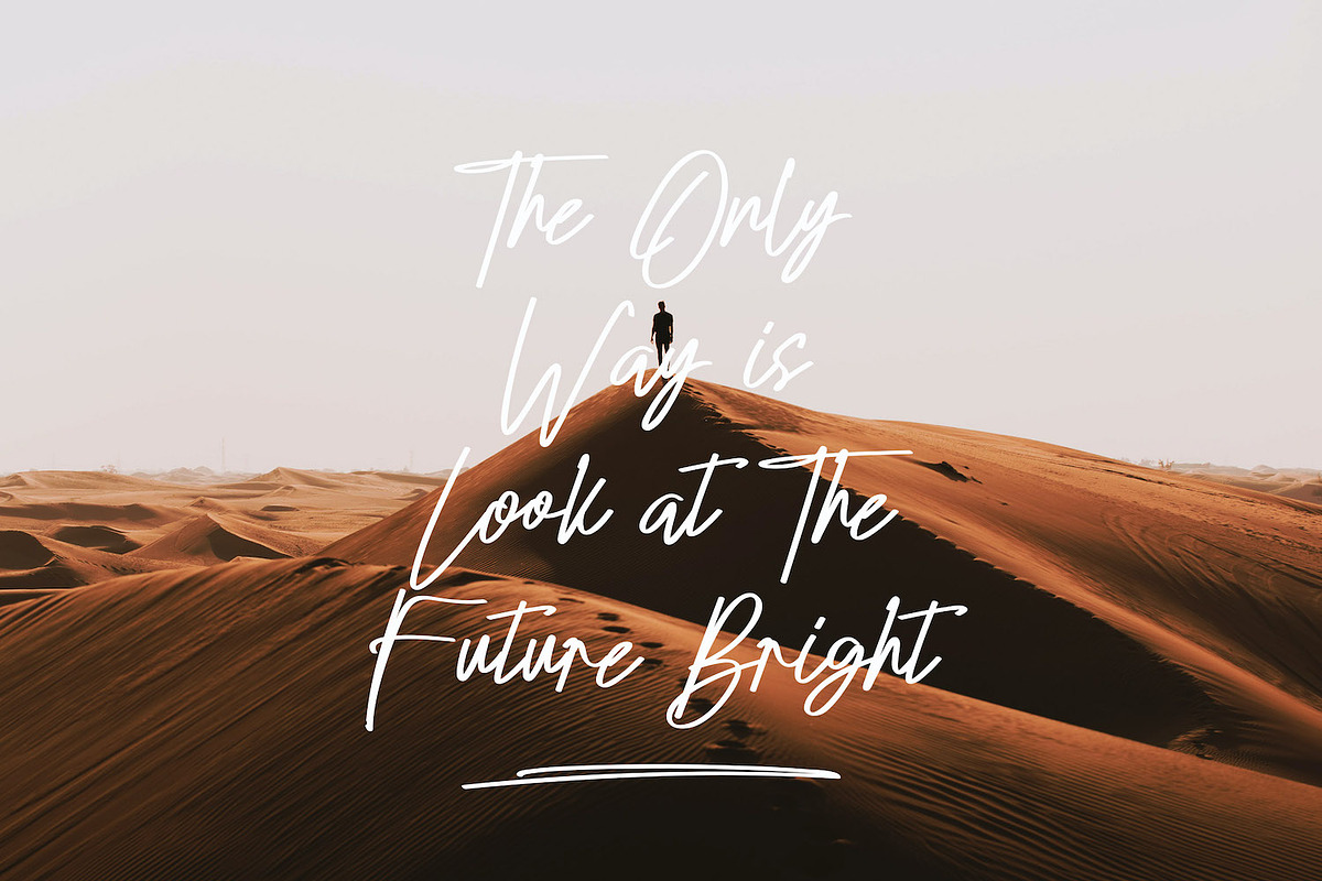 Oyange - Brush Calligraphy Font, a Script Font by StringLabs (Photo 5 of 12)