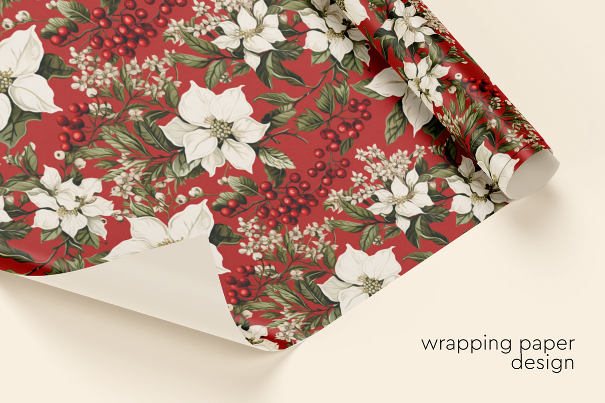 Christmas Patterns & Motifs, a Pattern Graphic by PREMIUMVECTOR (Photo 5 of 8)