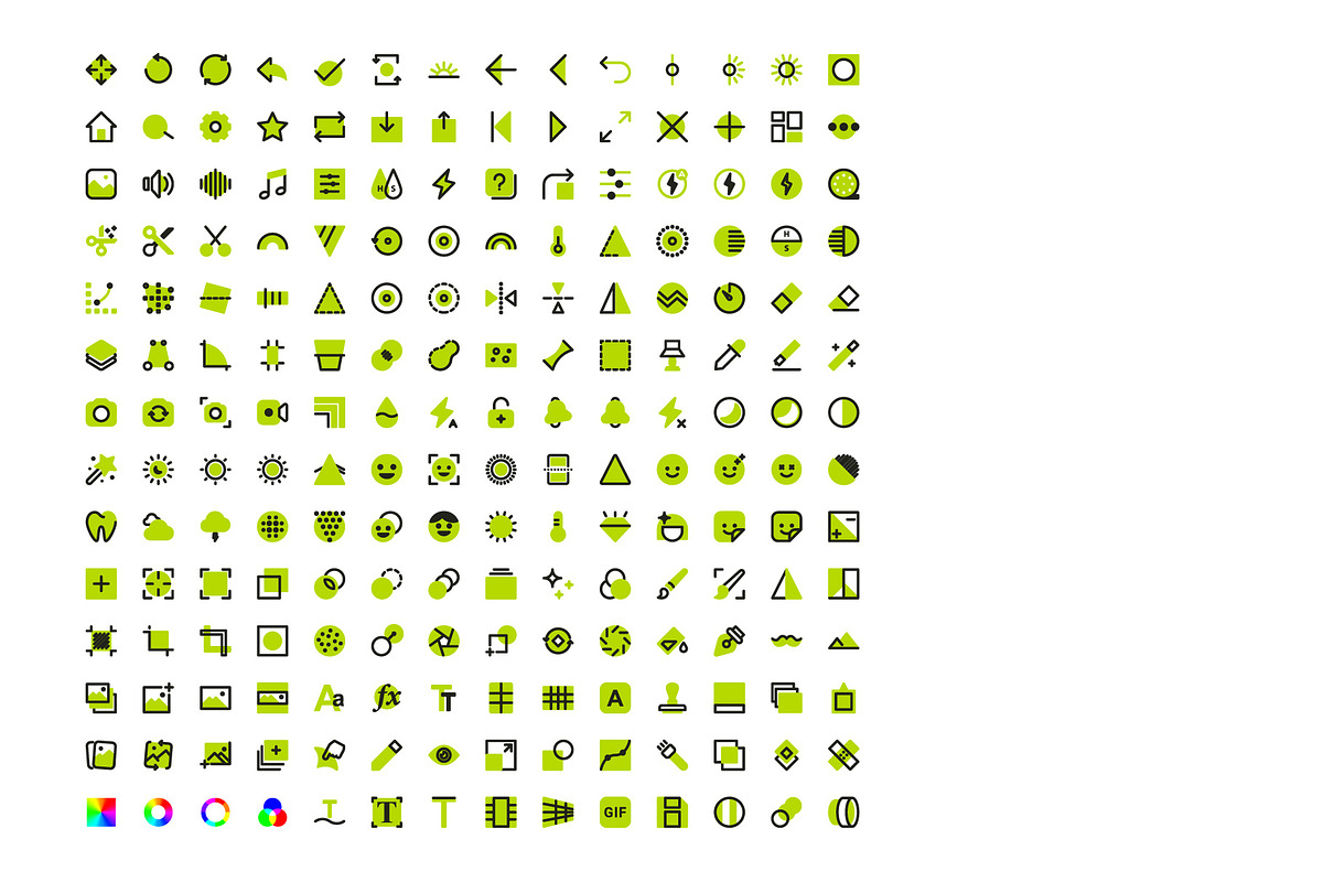 Edit icons set, an Outline Icon by karnofff (Photo 9 of 12)