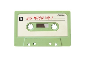 Audio cassette with 90s music, an Arts & Entertainment Photo by BOOCYS