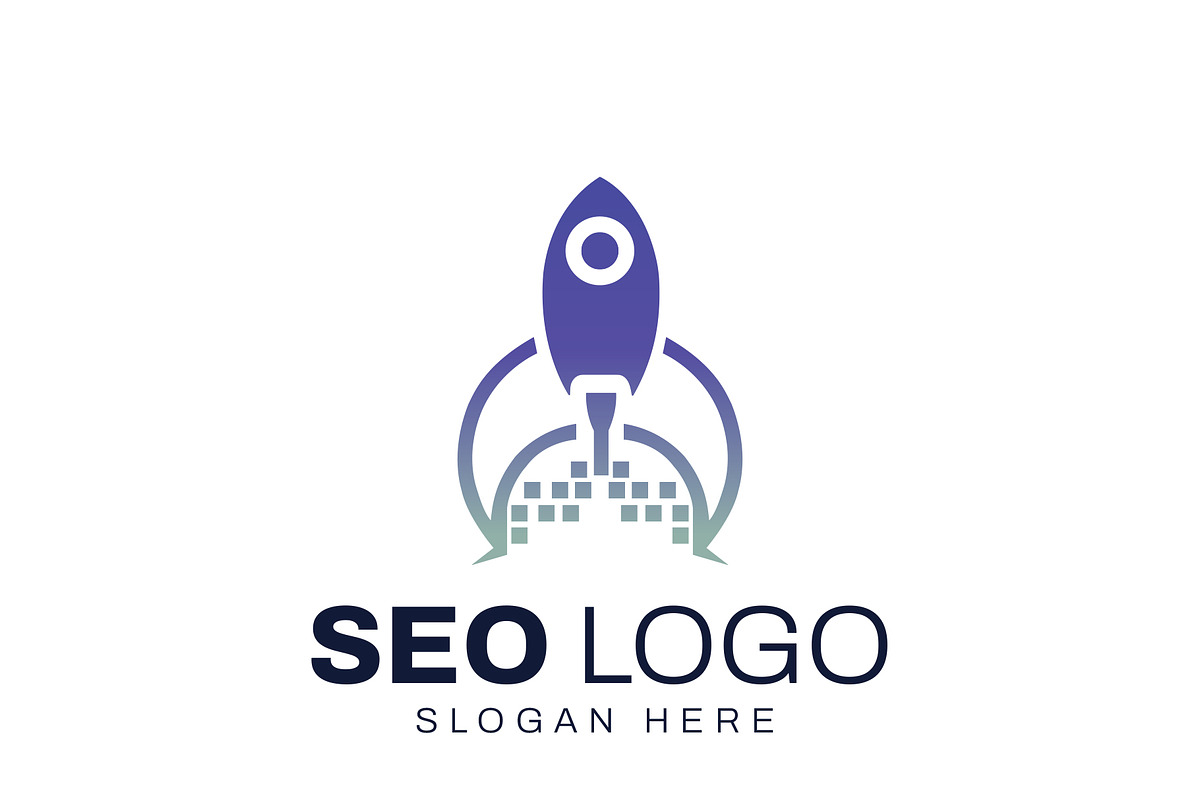 SEO Agency logo Template, a Branding & Logo Template by HueNestify (Photo 1 of 3)