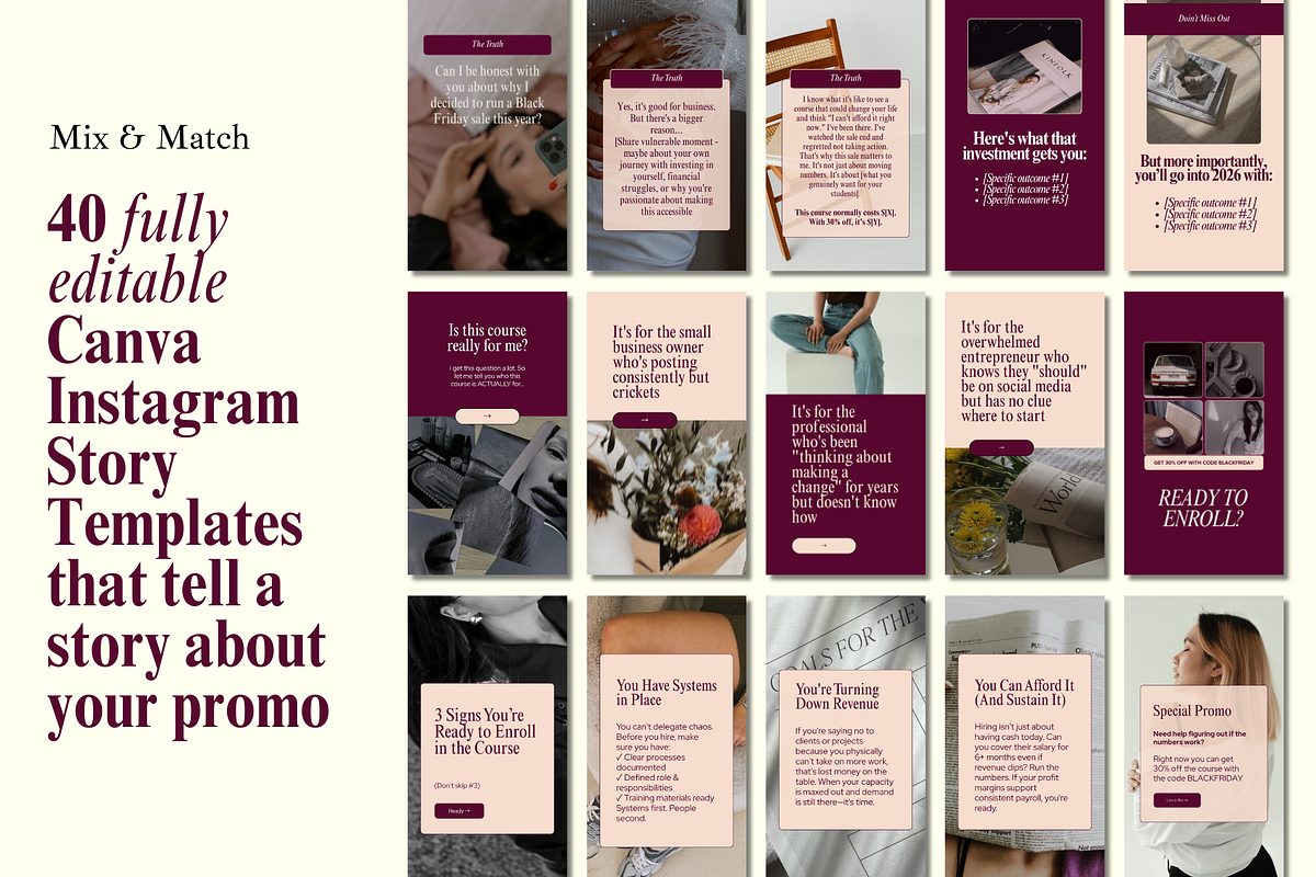 Black Friday IG Promo Story Template, a Social Media Template by Solana Creative Co. (Photo 3 of 7)