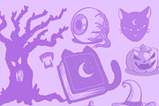 40 Halloween Stamps for Procreate!, a Brushes & More by Hello Trilly (Thumbnail 3 of 6)