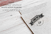 Elegant Vintage Logo Mockup #1, a Product Mockup by LuisFaus (Thumbnail 1 of 2)