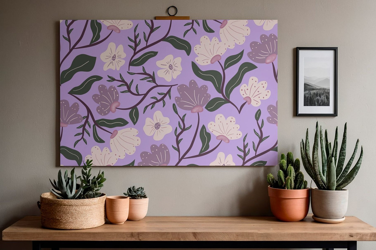 Floral Vintage Botanical Pattern Set, a Pattern Graphic by Traveling Designer (Photo 7 of 7)