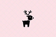 Minimalist Deer Icon Elk, an Animal Illustration by Vectorium Studio (Thumbnail 2 of 4)