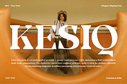 Kesiq – Modern Elegant Serif Display, a Serif Font by roomspace creative lab (Thumbnail 1 of 12)