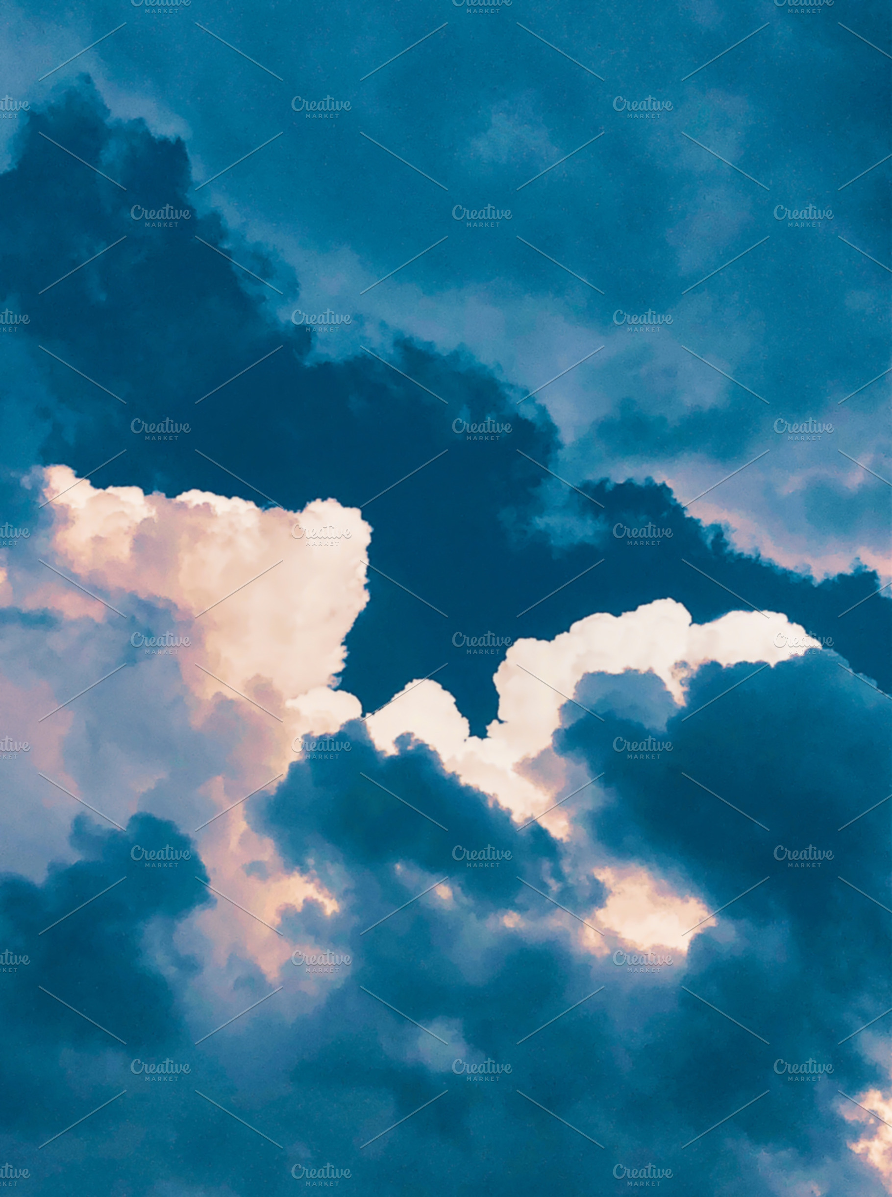 Dark blue sky clouds texture stock photo containing antrisolja and nature,  a Nature Photo by Antrisolja, image size:1820x2444