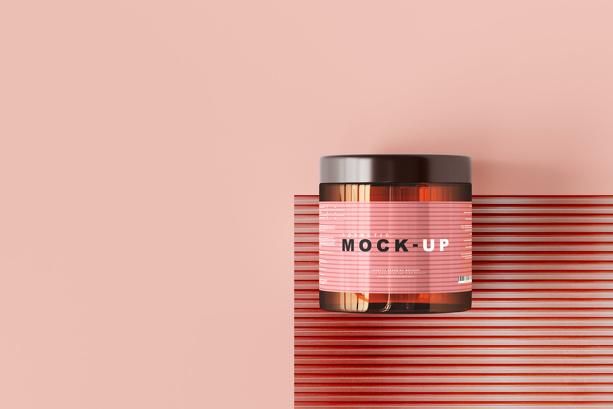 250+ Cosmetic Branding Mockup Bundle, a Cups & Container Mockup by pmvch (Photo 43 of 273)