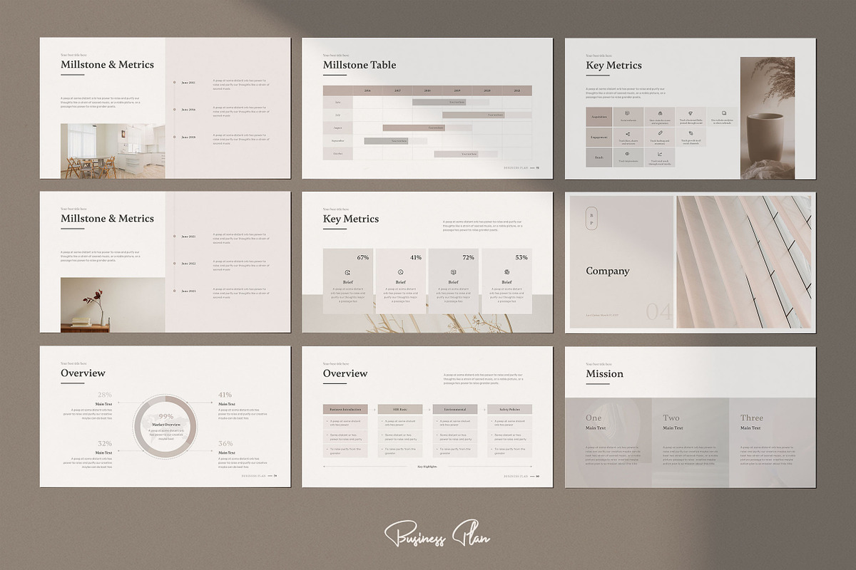 Business Plan Presentation Template, a Presentation Template by SlideCo (Photo 12 of 16)