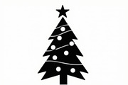 Cozy Holiday Tree Silhouette Designs, an Illustration by Gaye Art (Thumbnail 4 of 21)
