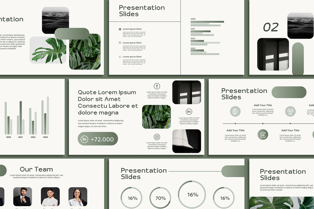 Plant Business PowerPoint Template, a Presentation Template by SKY CREATION (Photo 5 of 6)