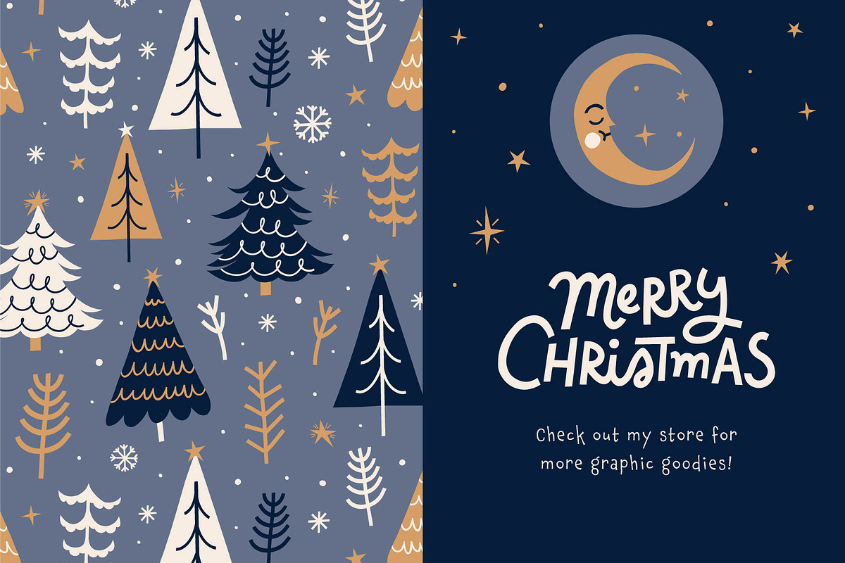Festive Folk Graphic Collection, a Seasonal Illustration by rouxsupplyco (Photo 12 of 12)