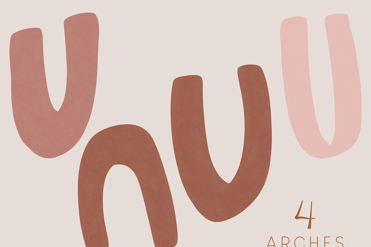Painted Abstract Shapes - Blush, a Texture Illustration by denofdreamers (Photo 7 of 10)