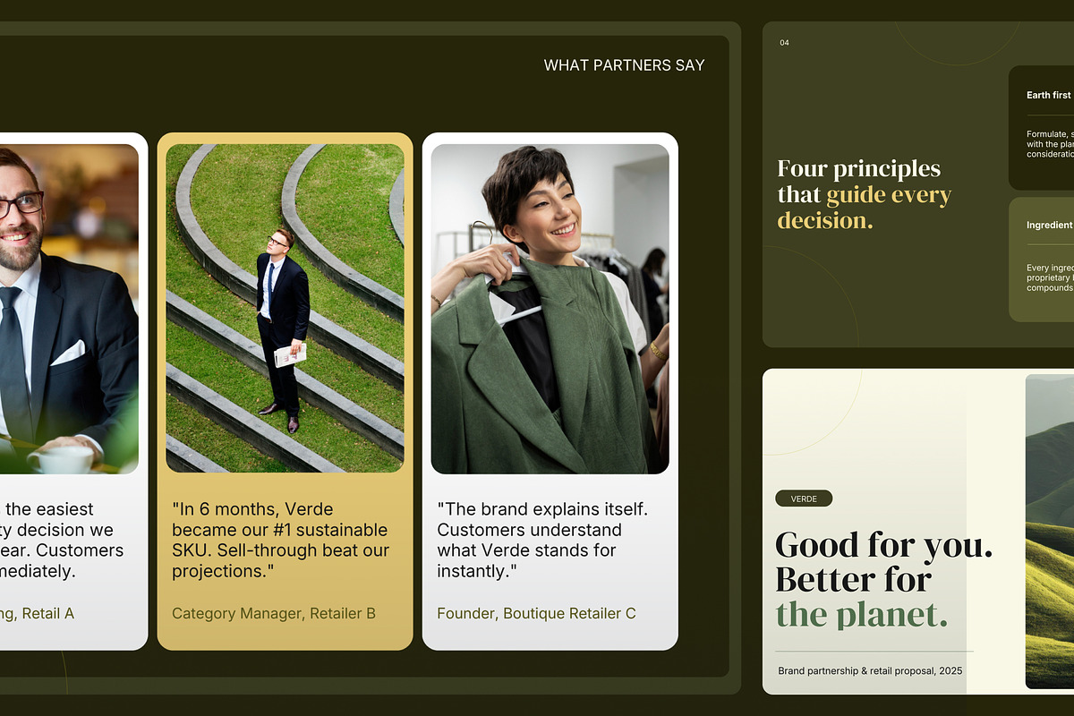 VERDE Ecology Brand Deck Canva, a Presentation Template by PaperSlides (Photo 8 of 8)