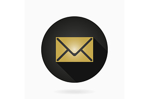 Fine Vector Mail Flat Icon