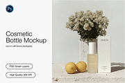 Lemon Cosmetic Bottle Mockup, a Packaging Mockup by Digital Asset Co (Thumbnail 1 of 4)