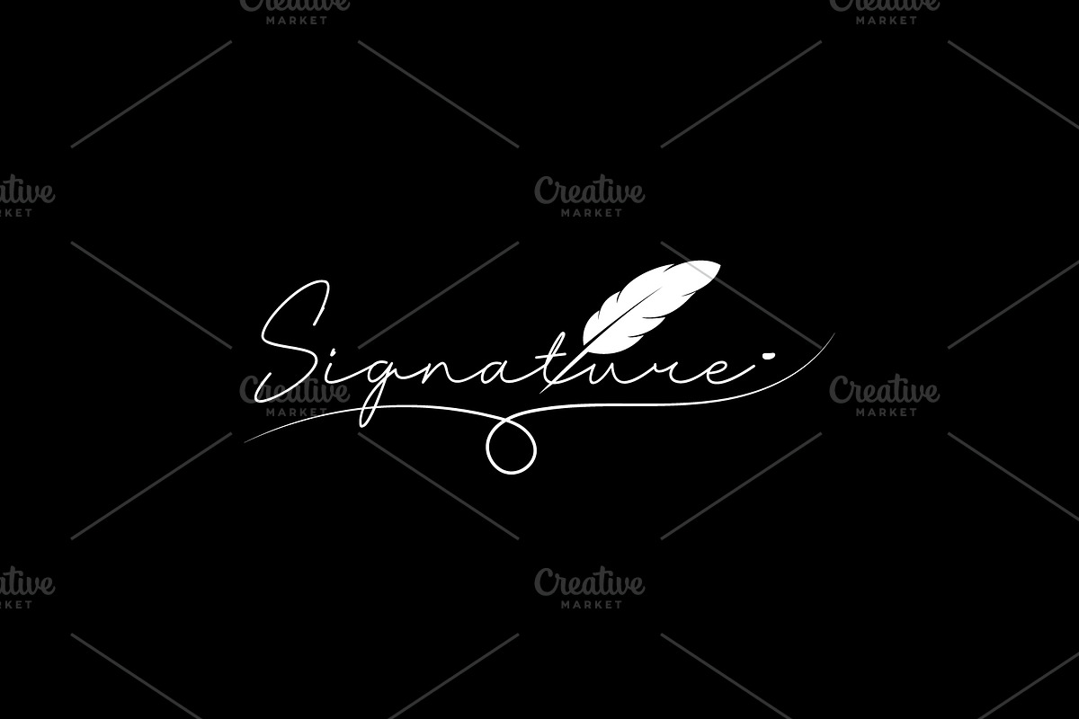 Quill pen logo icon illustration, a Branding & Logo Template by Dyn Studio