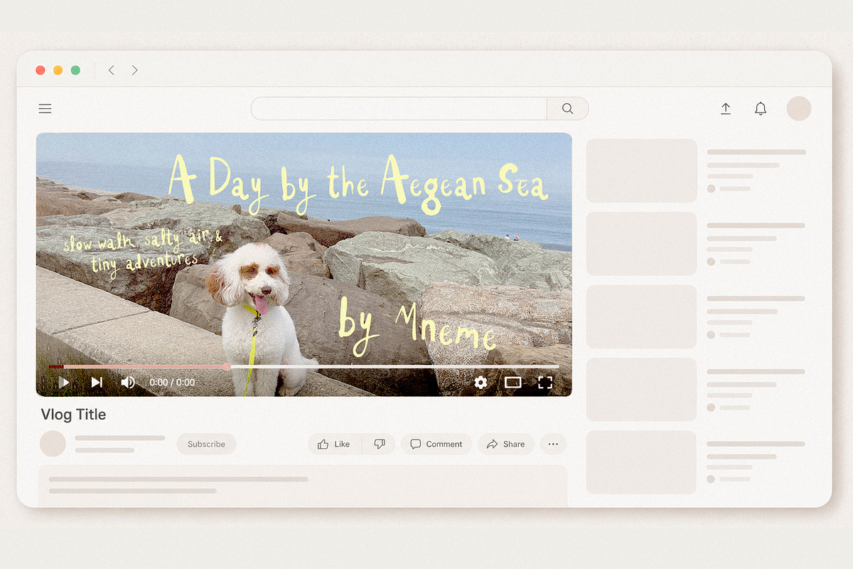 Camera Roll Casual Font, a Handwritten Font by Mneme (Photo 4 of 7)