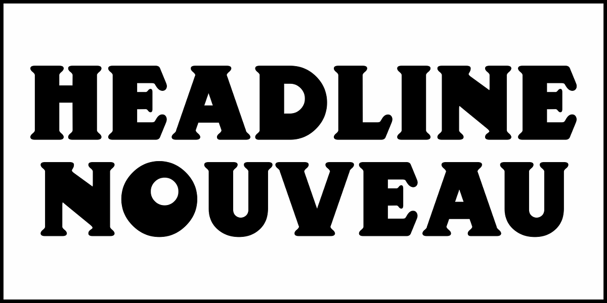 Headline Nouveau JNL, a Serif Font by Jeff Levine Fonts (Photo 2 of 5)