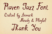 Raven Jazz | Vintage Display Font, a Handwritten Font by AnMark (Thumbnail 11 of 11)