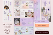 Tarot Reader Instagram Carousal Pack, a Social Media Template by Mochi Atelier (Thumbnail 4 of 10)