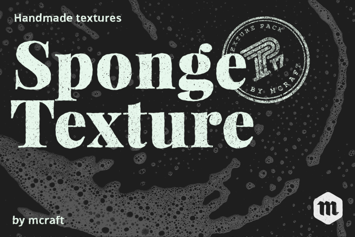 Sponge Texture Pack 1.7, a Texture Graphic by Headfonts