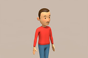 cartoon man, a Characters & Person 3D Model by Tartino 3D models (Thumbnail 2 of 9)