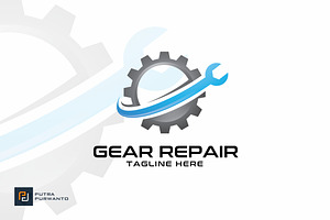 Gear Repair - Logo Template