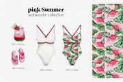 Watercolor - Watermelon Tropical, a Decorative Illustration by bylin_illustration (Thumbnail 3 of 5)