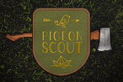 Pigeon Scout Font Collection, a Sans Serif Font by Hatch Design Workshop (Thumbnail 1 of 7)