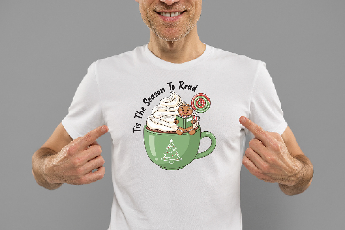 Christmas Gingerbread Man Coffee Boo, an Illustration by Daily.Designs (Photo 2 of 5)