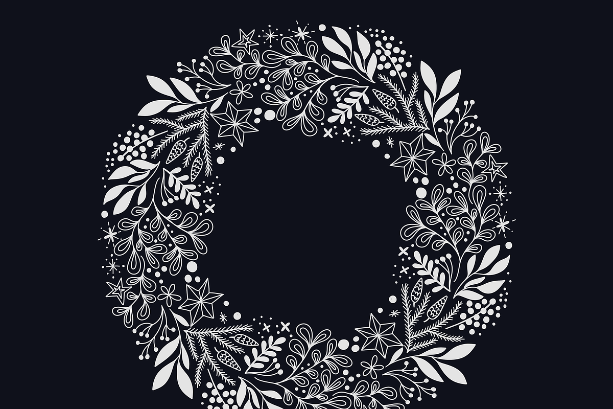 Boho Christmas Wreath Template, an Object Graphic by Tove Malm Studio (Photo 2 of 6)