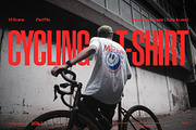 CYCLING T-SHIRT MOCKUP, a Shirt Mockup by XAL (Thumbnail 1 of 7)