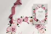 Watercolor flower - Snow pink Winter, an Illustration by Beigetime (Thumbnail 8 of 12)