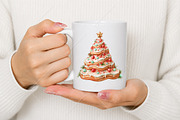 Christmas Cookie Clipart PNG Bundle, a Seasonal Illustration by Canvas Craft (Thumbnail 9 of 10)