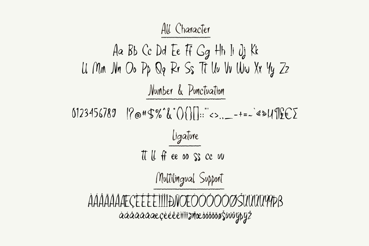 Be Yourself Always - Handmade Font, a Handwritten Font by Bluestype Studio (Photo 5 of 5)