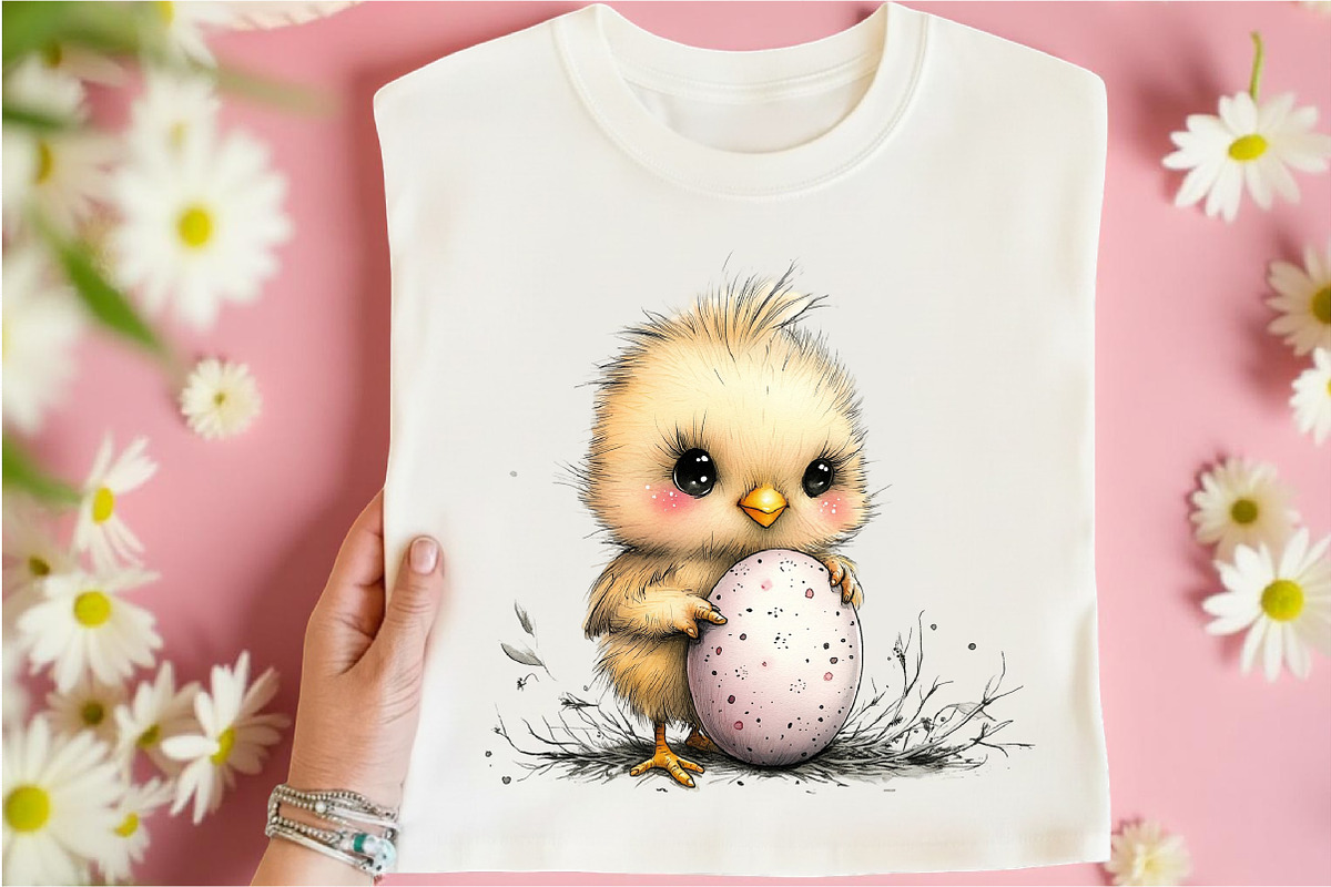 Whimsical Baby Farm Easter Clipart, an Illustration by Libby Wishes (Photo 5 of 9)