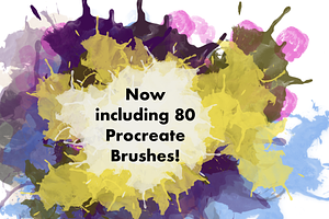 100 Messy Photoshop Brushes