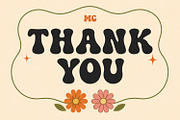 Boosta Nose Retro Psychedelic Font, a Sans Serif Font by Maulana Creative (Thumbnail 7 of 7)
