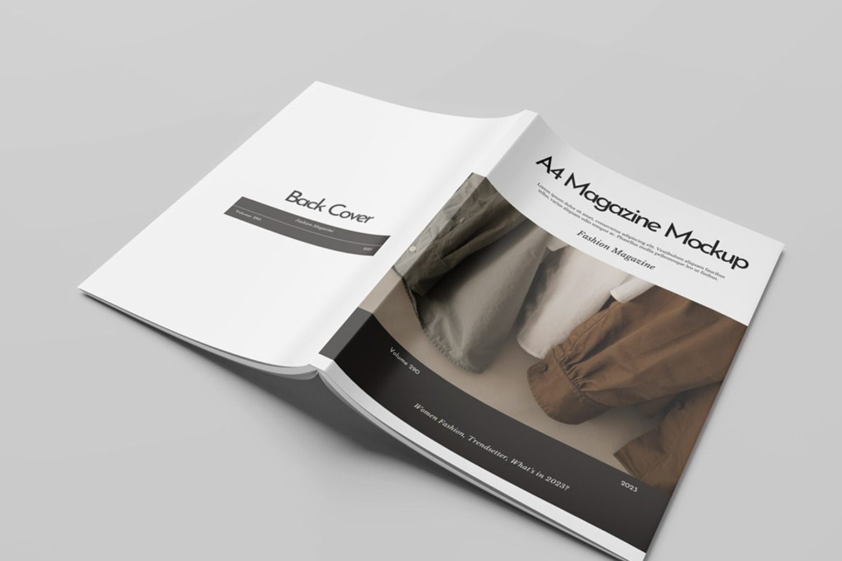 A4 Magazine Mockup, a Books & Magazine Mockup by Tokobeta (Photo 4 of 7)