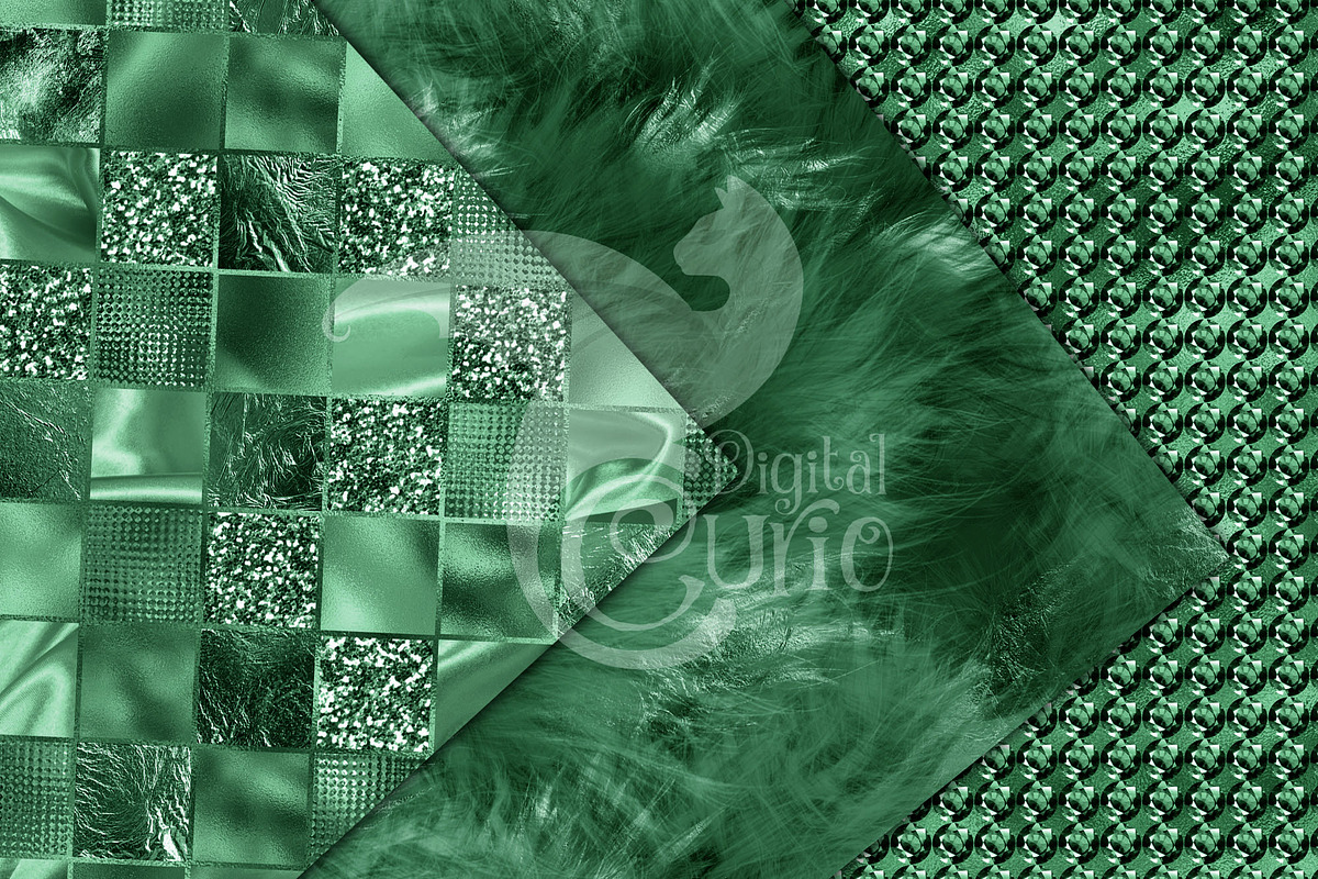Luxury Emerald Textures, a Texture Graphic by Digital Curio