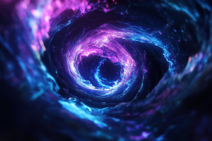 Swirling patterns of vibrant colors, a Photo by Pavel_design