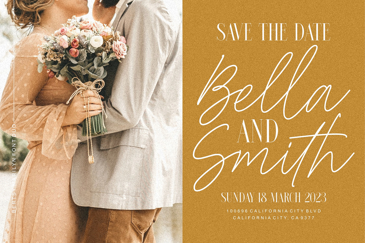 Bertsy Marilyn - Font Duo, a Serif Font by Keithzo (Photo 6 of 9)
