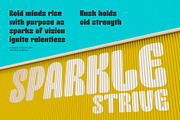 CS Bruce – Bold Font, a Sans Serif Font by Craft Supply Co. (Thumbnail 7 of 8)