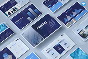 Business Presentation Keynote, a Presentation Template by Pixslides