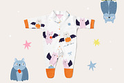 Halloween Bats & Ghosts Cliparts, a Graphic by danceyourlife (Thumbnail 10 of 10)