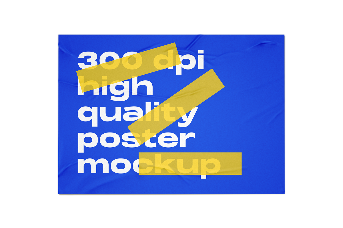 Glued Poster Mockup, a Mockup by Mockupdaddy (Photo 21 of 21)
