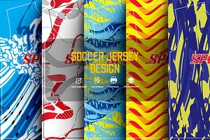 Abstract Sports Jersey PatternBundle